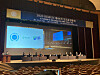 College students from Hankuk University of Foreign Studies hold a mock UN Assembly at COEX, southern Seoul, on Sept. 27, 2020. [HUFS]