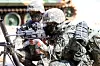 Korean soldiers participating in a joint military exercise wth Americn soldiers in Pohang in March. [YONHAP]