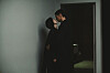 Seong Yun-O, right, portrayed by Kim Young-kwang, is a serial killer who murders women he meets through a dating app in Netflix series 'Somebody.' He falls in love with the software developer of Somebody, Kim Sum, portrayed by Kang Hae-lim. [NETFLIX]