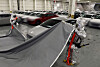 Hyundai Glovis' employees conduct a fire drill on a car carrier. [HYUNDAI GLOVIS]