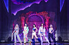 Le Sserafim perfoms ″EASY,″ the track for its third EP of the same name, during a press showcase held Monday at the Hwajeong Tiger Dome in Seongbuk District, central Seoul. [SOURCE MUSIC]