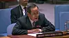 Kim Song, North Korea's permanent representative to the United Nations, speaks during a Security Council meeting on Wednesday. [SCREEN CAPTURE]