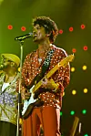 U.S. singer-songwriter Bruno Mars performs his hit tracks during the ″Hyundai Card Super Concert 27 Bruno Mars″ concert held on Saturday and Sunday at the Jamsil Olympic Main Stadium, southern Seoul. [HYUNDAI CARD]
