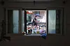The view from a window in a semi-basement apartment, known as banjiha, in Sillim-dong in Gwanak District, southern Seoul [YONHAP]