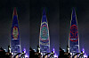 Marvel comic book characters, including Iron Man, Captain America and Spiderman, are on display on the Lotte World Tower, the tallest skyscraper in Korea, in celebration of Halloween. [LOTTE PROPERTY AND DEVELOPMENT]