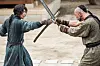 Actor Jang Hyuk, left in a scene of the 2020 film “The Swordsman.” [JOONGANG ILBO]