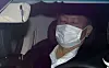 Prosecutor General Yoon Seok-youl, sitting in his car, enters the Supreme Prosecutors' Office on Wednesday. [YONHAP}