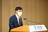 Bank of Korea Gov. Lee Ju-yeol speaks during an online press briefing held Tuesday. During the briefing he hinted of a rate hike ″within this year.″ [BANK OF KOREA]
