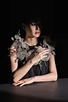 Joo So-won's ″Blooming″ necklace symbolizes the brilliance yet fragility of nature. [KOREA CRAFT & DESIGN FOUNDATION]