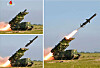 North Korean state television footage of a surface-to-ship cruise missile test on June 2017. The missile in question, Kumsong-3, may be similar to that tested by the regime on July 4 this year. [YONHAP]