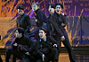 BTS performs ″Butter″ at the 64th Annual Grammy Awards on Sunday, April 3, 2022, in Las Vegas. [AP/YONHAP]