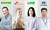 From left: Nicola Monet, a French engineer at Naver; Genya Smagin, a Russian senior manager at SK Telecom; Sharon Yang, a Taiwanese employee at Line Plus; Muhammad Zahak Jamal, a Pakistani researcher at Hyundai Motor [PARK SANG-MOON, GENYA SMAGIN, LINE PLUS, HYUNDAI MOTOR]