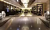 The empty lobby at the Seoul Royal Hotel in Myeong-dong. The number of visitors to hotels and amusement parks has dropped significantly since Covid-19 social-distancing restrictions were upped. [KIM SANG-SEON]
