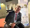 Akiva Tor, ambassador of Israel to Korea, speaks with the press at the launching event of the metaverse space, 'Israel-Korea Metaverse,' in Seoul on Tuesday. [ESTHER CHUNG]