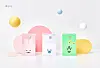 Different designs of private label credit cards launched by Samsung Card in partnership with Kakao Pay on Monday. [KAKAO PAY]