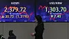 A screen in Hana Bank's trading room in central Seoul shows stock and foreign exchange markets close on Wednesday. [NEWS1]