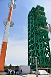 Launch pad for Korea's space rocket Nuri at the Naro Space Center in Goheung County, South Jeolla [NEWS1]