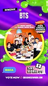 BTS is nominated for two awards at the 2022 Nickelodeon Kids' Choice Awards [NICKELODEON]