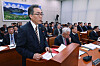 Foreign Minister Cho Tae-yul speaks during a plenary session of the diplomacy and unification committee at the National Assembly in Seoul on Feb. 26. [YONHAP]