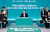 President Yoon Suk Yeol speaks during the 26th people's livelihood debate meeting held on Thursday at Yeungnam University's Gyeongsan Campus in North Gyeongsang. [YONHAP]
