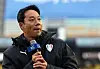 Suwon Samsung Bluewings interim manager Yeom Ki-hun speaks after drawing 0-0 with Gangwon FC at Suwon World Cup Stadium in Suwon, Gyeonggi on Dec. 2, 2023. [NEWS1]