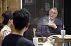 Hyundai Motor Group Chairman Euisun Chung talks during a town hall meeting held at the company's headquarters in Yangjae-dong, southern Seoul, on March 16. [HYUNDAI MOTOR]