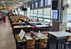 A seafood restaurant situated at Busan's Jagalchi Market sits empty on Thursday. [YONHAP]