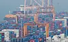 Containers are stacked at the export yard in Pyeongtaek Port, Pyeongtaek-si, Gyeonggi-do, on June 18. [NEWS1]