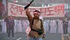 A man re-enacts a moment in the May 18 Gwangju Uprising at a special anniversary event dedicated to the movement on May 17, 2018. [YONHAP]