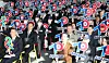 War veterans, Google Korea's Country Director Kim Kyung-hoon, Minister of Patriots and Veteran Affairs, Park Min-shik and ambassadors of embassies from allied countries participate at “Amazing Google Arts & Culture DMZ” held at The War Memorial of Korea on Wednesday. [YONHAP]