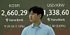 A screen in Hana Bank's trading room in central Seoul shows the Kospi opening on Thursday. [YONHAP]
