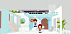 A photo of Cyworld's new 3D minihompy, a virtual space where users can decorate and place their avatars. [CYWORLD Z]