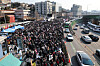 Members of conservative political associations hold a rally to denounce President Yoon Suk Yeol's impeachment near his official residence in Yongsan District, central Seoul, on Jan. 12. [NEWS1]