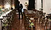 An employee disinfects a wedding hall in Suwon, Gyeonggi, on June 7. [YONHAP]