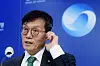 Bank of Korea Gov. Rhee Chang-yong speaks at a press conference held to discuss inflation in central Seoul on Tuesday. [NEWS1]