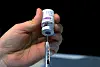 The AstraZeneca Covid-19 vaccine is prepared for injection. On Monday, Korea confirmed its first case of unusual blood clotting in someone who got the AstraZeneca vaccine. [KIM SEONG-TAE]
