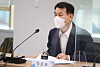 Financial Supervisory Services Governor Jeong Eun-bo speaks about easing regulations on fintech companies at a press conference held in Mapo District, western Seoul, on Thursday. [YONHAP]