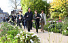 Seoul Mayor Oh Se-hoon, front left, visits the International Garden Festival in Chaumont-sur Loire, France on Saturday. [YONHAP]