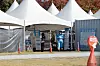 A testing center at the World Cup Stadium in Yuseong District, Daejeon is almost empty as the number of Covid-19 cases dwindles. [KIM SUNG-TAE]