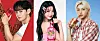 From left: BTS's V as the brand ambassador of Coca-Cola, IVE's Jang Won-young as the brand ambassador for Amuse, Stray Kids' Felix as the brand ambassador of Gong Cha [EACH COMPANY]