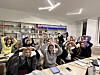 Liuthanian students pose with their Korean language teacher Lee Jun-eon in a beginner-level Korean language program of the King Sejong Institute at Mykolas Romeris University on Feb. 7. [ESTHER CHUNG]