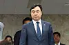 Rep. Youn Kwan-suk attends a meeting at the National Assembly in Yeouido, western Seoul, on May 3. [YONHAP]