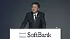 SoftBank CEO Junichi Miyakawa speaks during a press conference call [SCREEN CAPTURE]