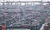 A port in Busan in April. Exports remain robust, although momentum has stalled amid geopolitical conflicts and lockdowns in China. [YONHAP]