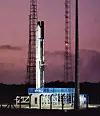Innospace's Hanbit-TLV test rocket at the Alcantara Launch Center in northern Brazil. [INNOSPACE]