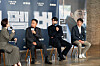From left, host Park Kyung-min, actors Lee Sung-min, Nam Joo-hyuk and director Lee Il-hyung during the press conference of the upcoming movie ″Remember″ [ACEMAKER MOVIEWORKS]