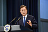 President Moon Jae-in delivers a public address at the Blue House Sunday marking his third year in office. [YONHAP]