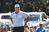 Im Sung-jae smiles on the ninth hole green during the first round of the BMW Championship, the second event of the FedExCup Playoffs, on the North Course at Olympia Fields Country Club in Olympia Fields, Illinois on Aug. 17. [GETTY IMAGES]