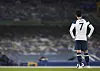 Son Heung-min reacts after Everton's Gylfi Sigurdsson scores his side's second goal during the English Premier League match between Everton and Tottenham Hotspur at Goodison Park in Liverpool on Saturday. [AP/YONHAP]