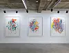 Drawings by Elliott Hundley are now on view at Baik Art Seoul gallery in Samcheong-dong, central Seoul. [MOON SO-YOUNG]